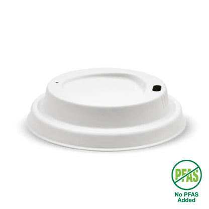 White Plant Fibre BioCup Lid