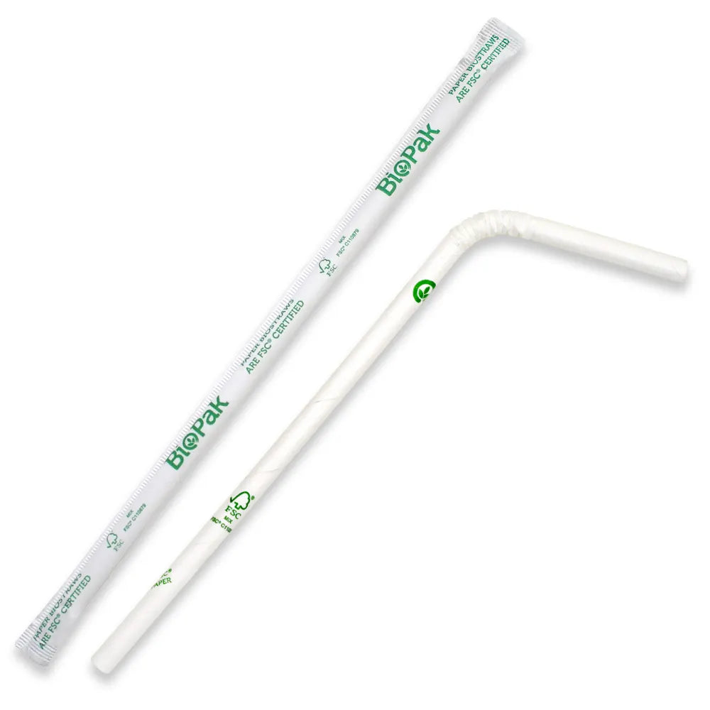 6mm Individually Wrapped BioStraws